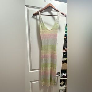 RVCA midi shimmer dress - size M - NWT